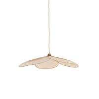 HÄNGELAMPE Fyano Braun Ø79/20 cm - Braun, Textil (79/79/20cm) - Light & Living