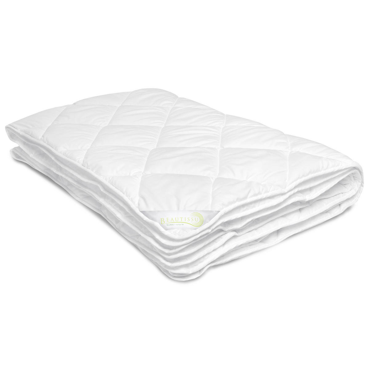 BETTDECKE BeauNuit JD 135/200 cm 4 Jahreszeiten - Weiß, Textil (135/200cm) - Beautissu 