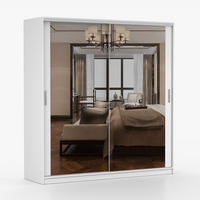 KLEIDERSCHRANK Tokyo M 203 cm, 203/215/58, 2-türig, weiß - Weiß, Holzwerkstoff (203/58/215cm) - imoebel24