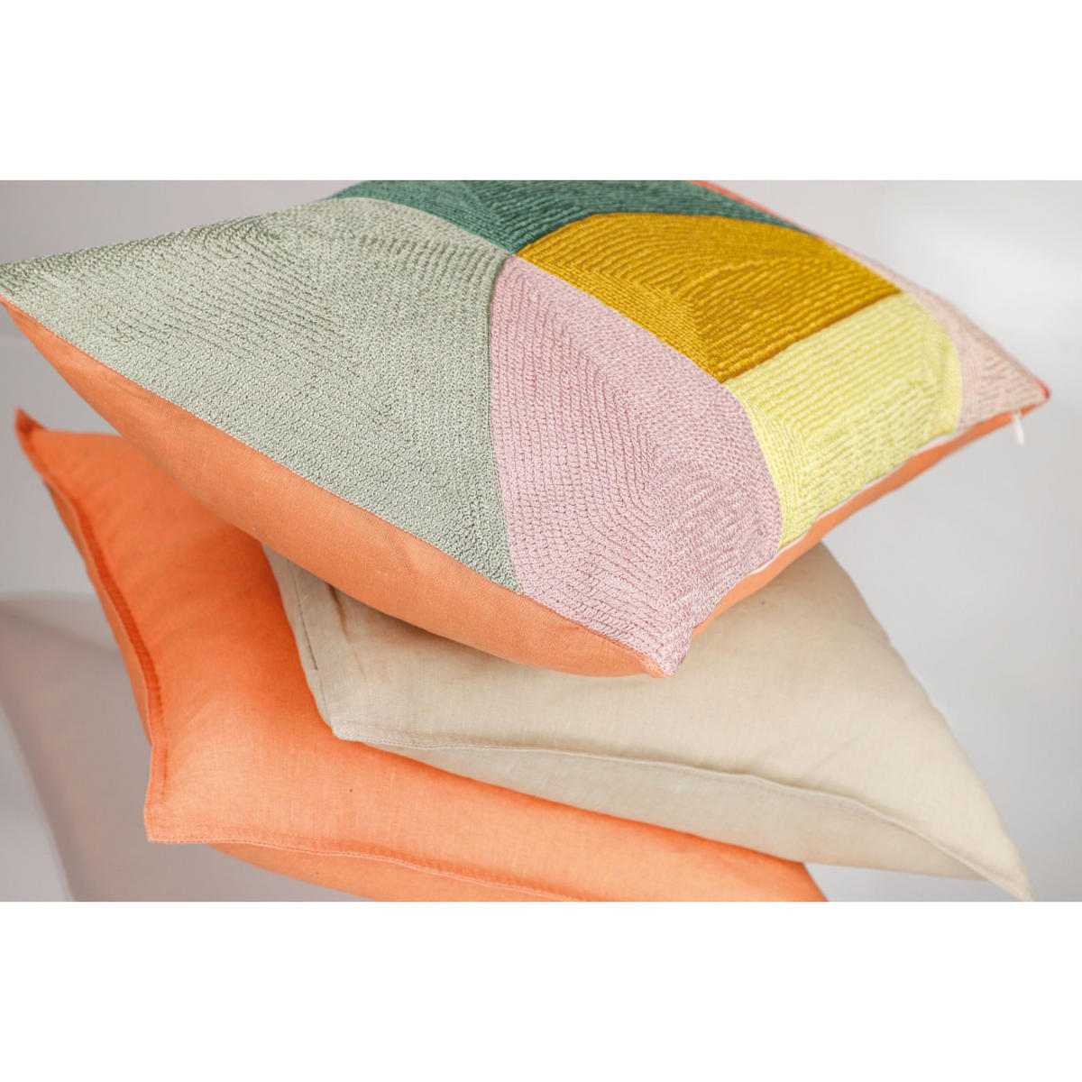 ZIERKISSENHÜLLE PAINT - Multicolor, Naturmaterialien (38/58cm) - Schöner Wohnen