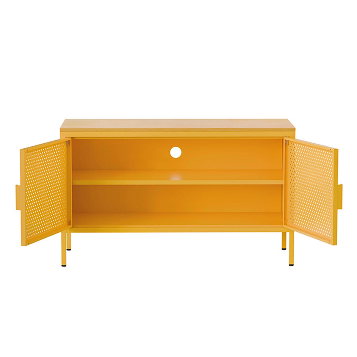 SIDEBOARD 100 cm, Gelb - Gelb, Metall (40/60/100cm) - Oviala