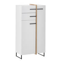 MIDISCHRANK - Weiß, Holzwerkstoff (60/119/35cm) - home24