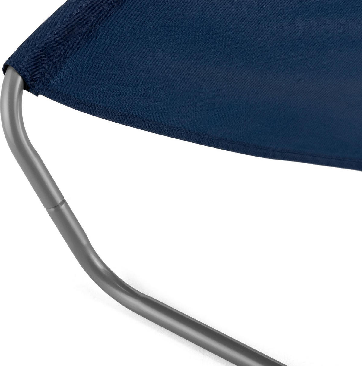 STRANDSESSEL bis 100 kg - Blau, Textil/Metall (51/60/97cm) - Outtec