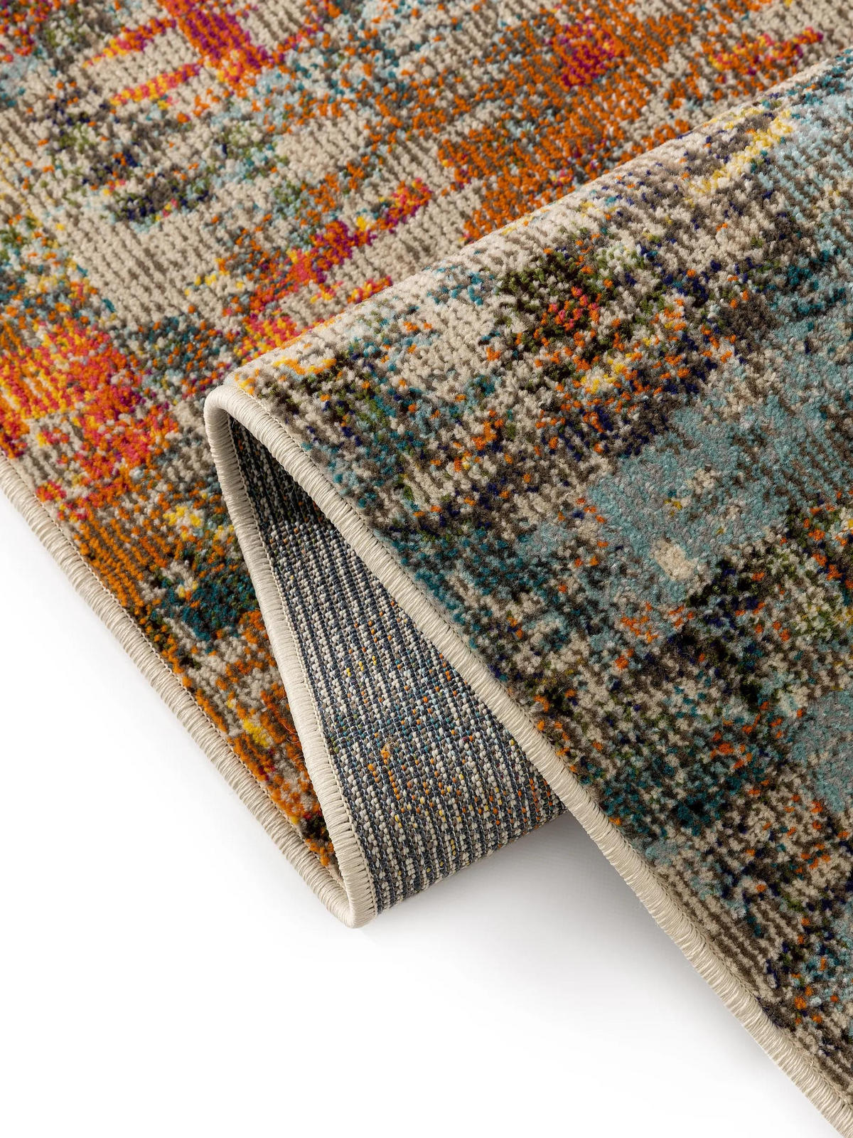 TEPPICH Casa Multicolor 200/200 cm - Multicolor, Naturmaterialien/Textil (200/200cm) - benuta