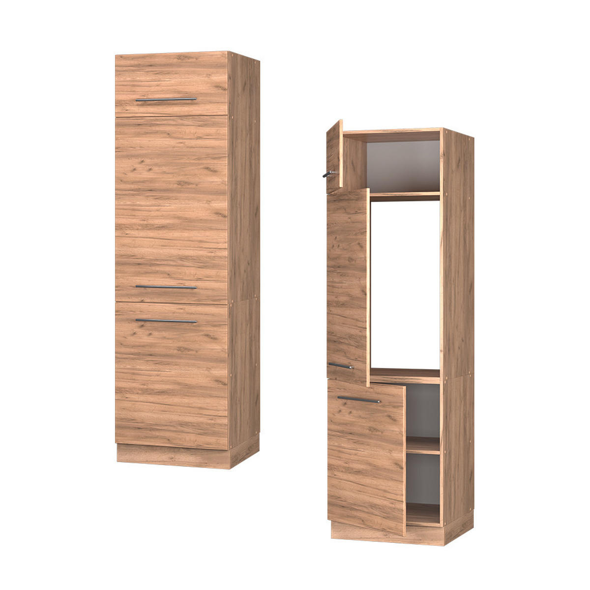 SKŘÍŇKA NA LEDNICI Fame-Line Zlatý mocný dub - medově dubová, kompozitní dřevo (60/206.8/58.1cm) - Vicco