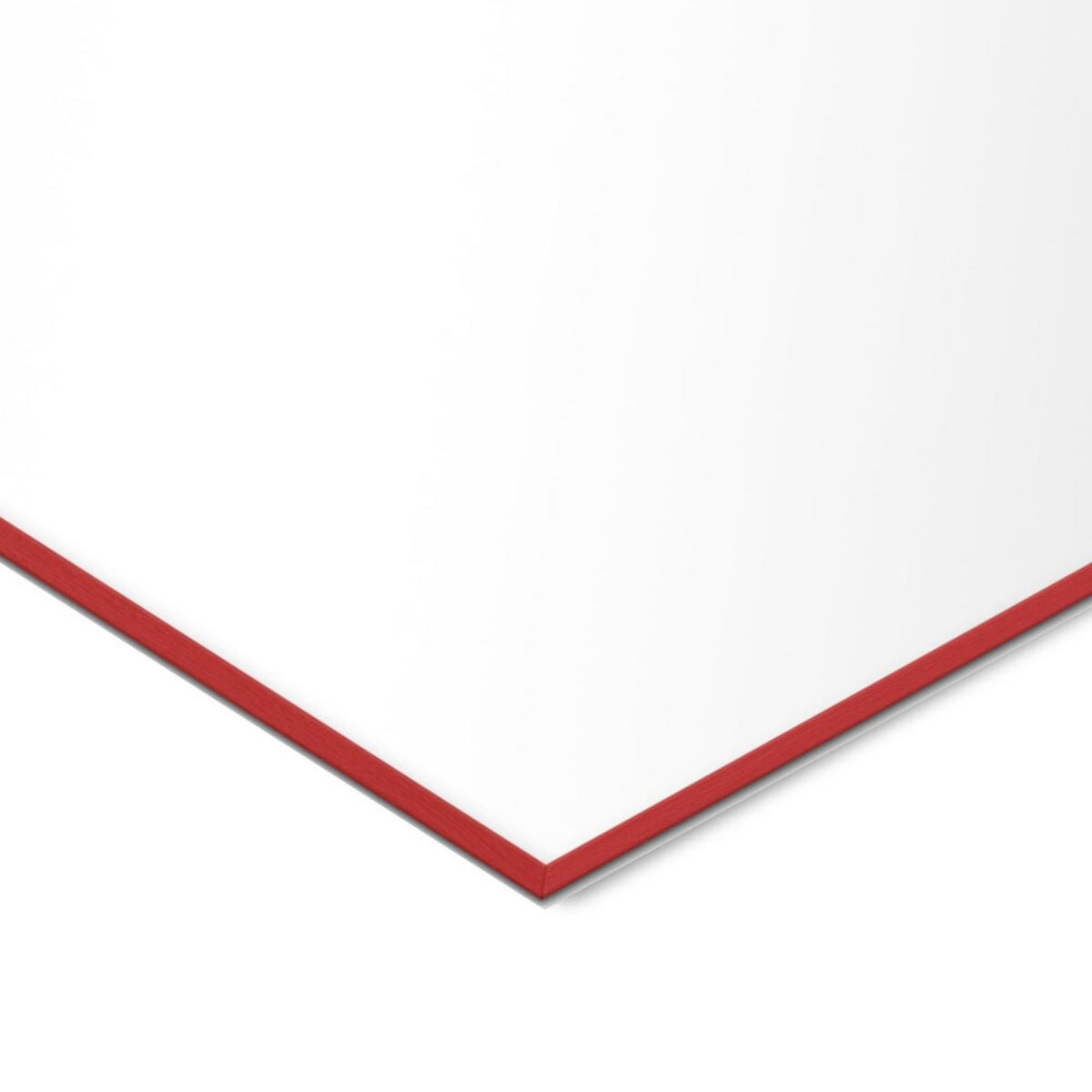 SPIEGEL - Rotes Holz - Rot, Holz/Papier (50/50/2cm) - Poster&Frame