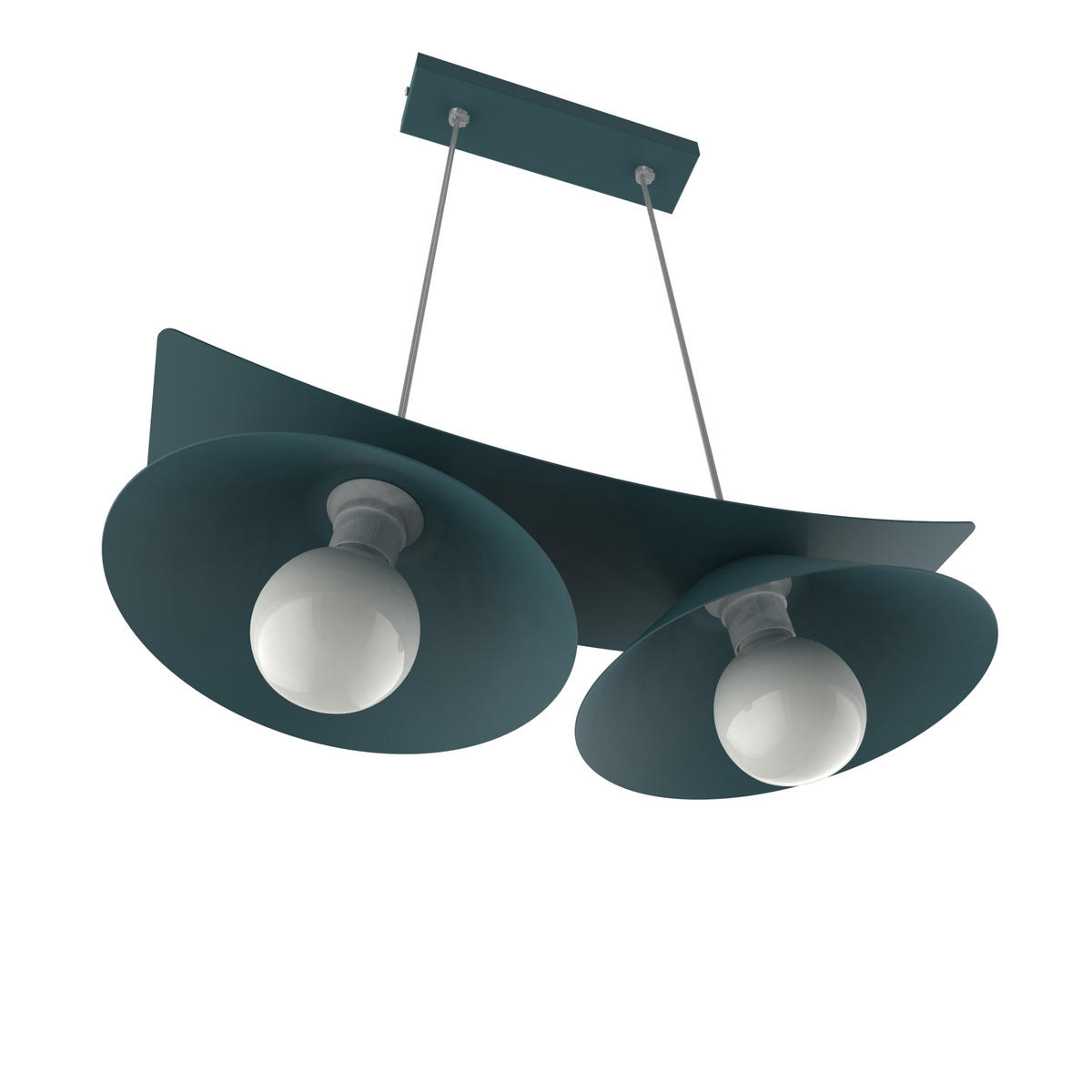 HÄNGELEUCHTE - Blau, Metall (25/50/16cm) - Lumicom