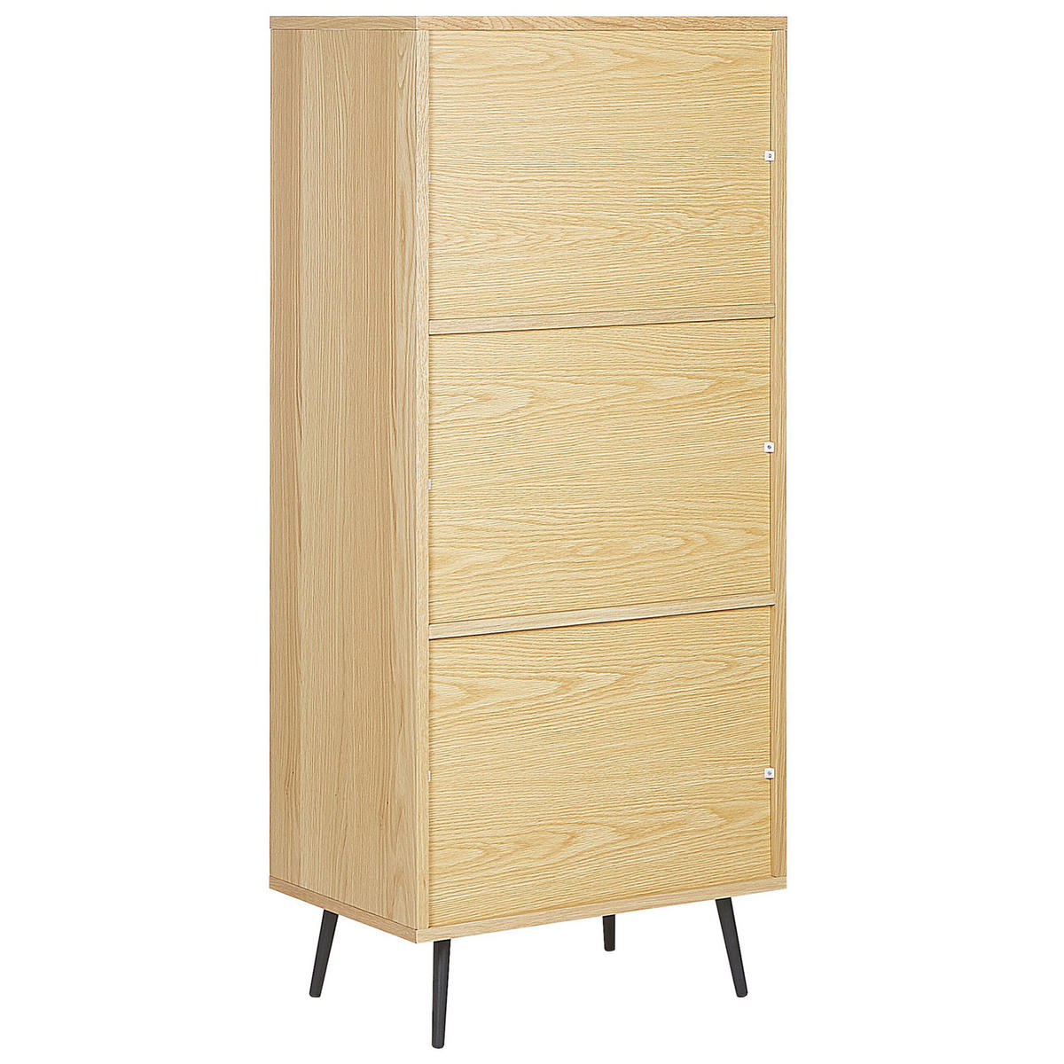 REGAL 4 Fächer Richmond - Hellbraun, Holzwerkstoff (60/139/40cm) - Beliani
