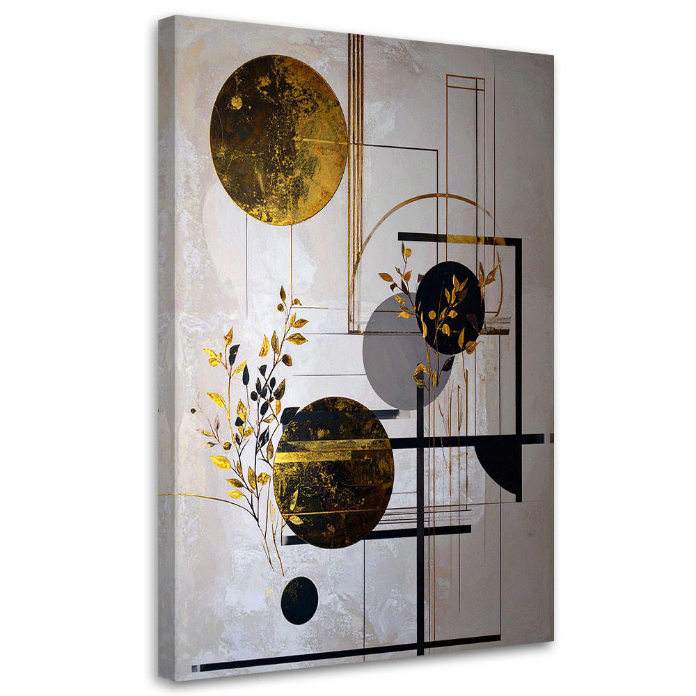 Feeby Leinwandbild, Grau 70x100 cm