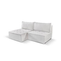 ECKSOFA Bohoo Mini Modernes Mit Schlaffunktion Ecru Links - Creme, Holz (140/200cm) - Kaiser Möbel