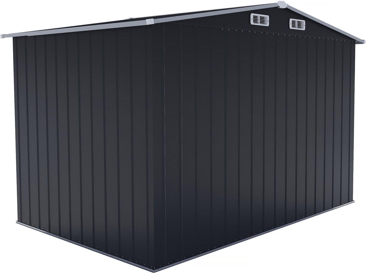 METALL-GARTENHAUS boston Grau - Grau, Metall (237/193/276cm) - Habitat Garten