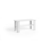 COUCHTISCH ALBANO 100 cm Weiß - Weiß, Holzwerkstoff (55/100/58cm) - MASSENO