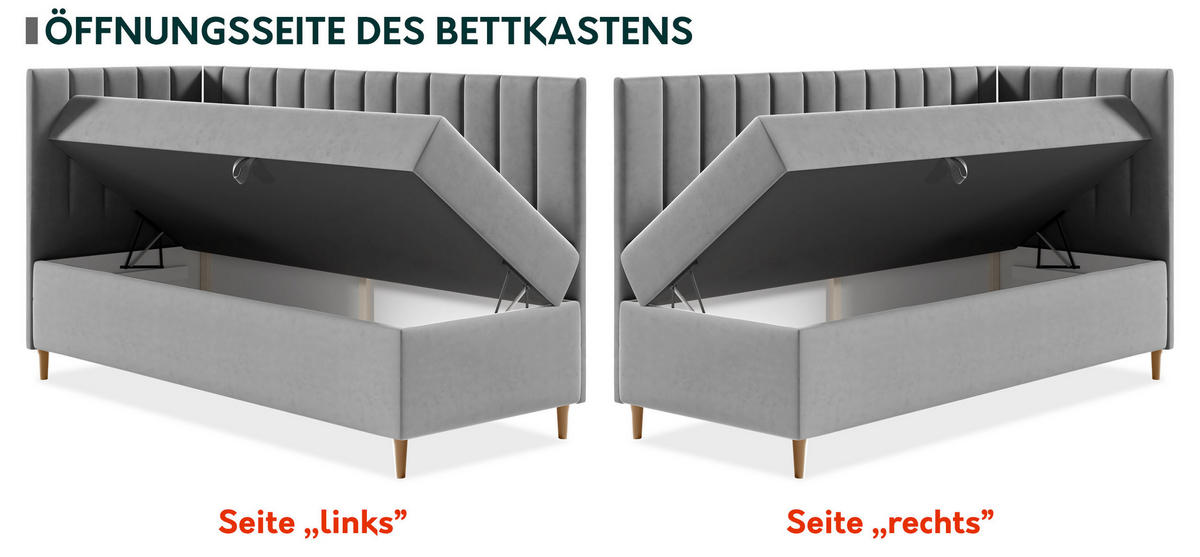 BOXBETT Maja Junior 3, Seite zum Öffnen des Bettkastens: Rechts - Gelb/Weiß, Holz (100/200cm) - MIRJAN24
