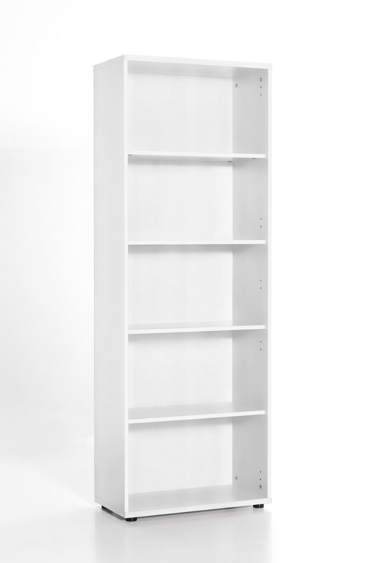 AKTENREGAL Tiger XL 182x65x34 cm 5 Fächern Weiß - Weiß, Holz (65/182/34cm) - PROREGAL