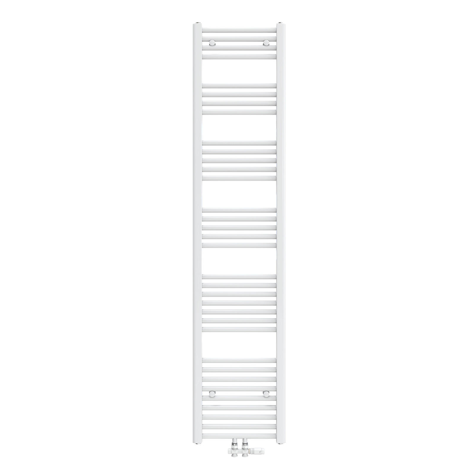 HEIZKÖRPER Handtuchheizkörper wasserführend 180/40/3 cm - Weiß, Metall (40/180/3cm) - EMKE