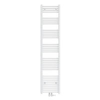 HEIZKÖRPER Handtuchheizkörper wasserführend 180/40/3 cm - Weiß, Metall (40/180/3cm) - EMKE