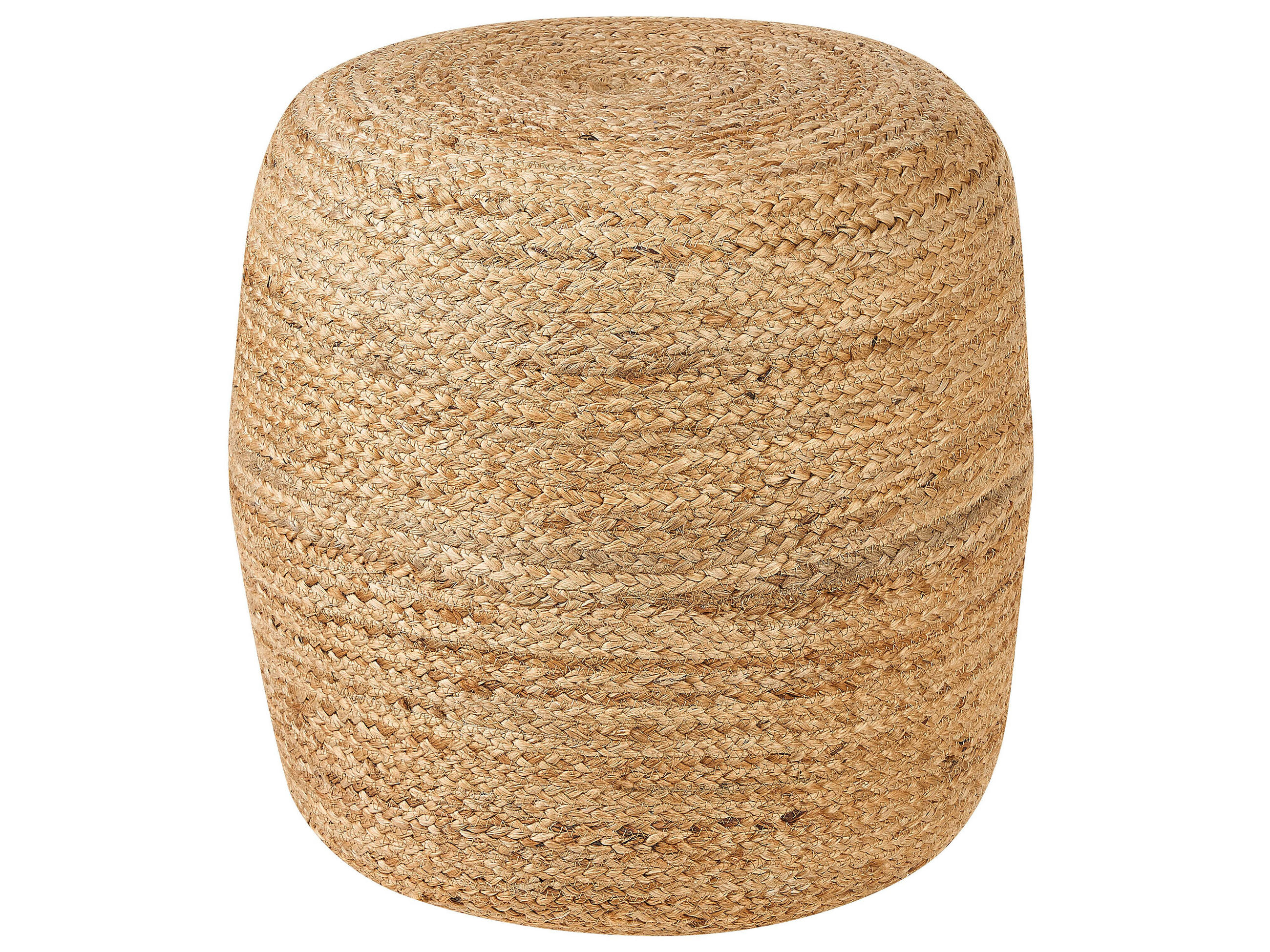 POUF Dalama 46/46/48 cm - Beige, Naturmaterialen (46/48/46cm) - Beliani