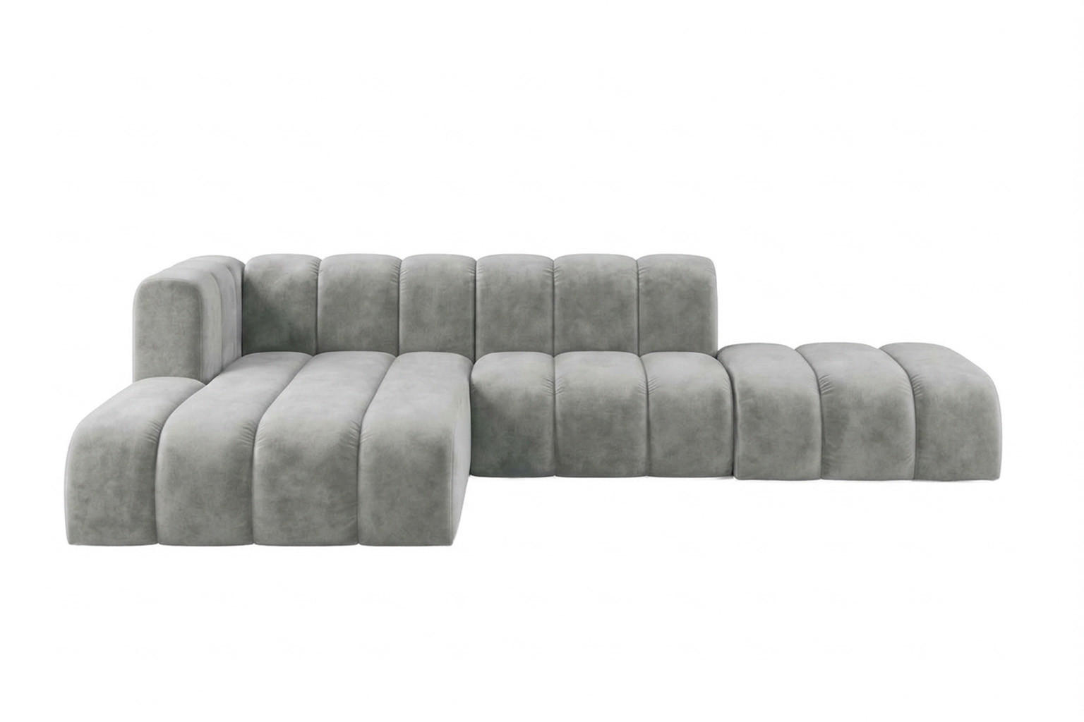 Kaiser Möbel Ecksofa Grau 295x179 cm