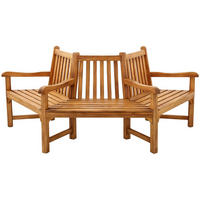GARTENBANK 200/100 cm Holz Teak - Teakfarben, Holz (200/90/100cm) - CLP