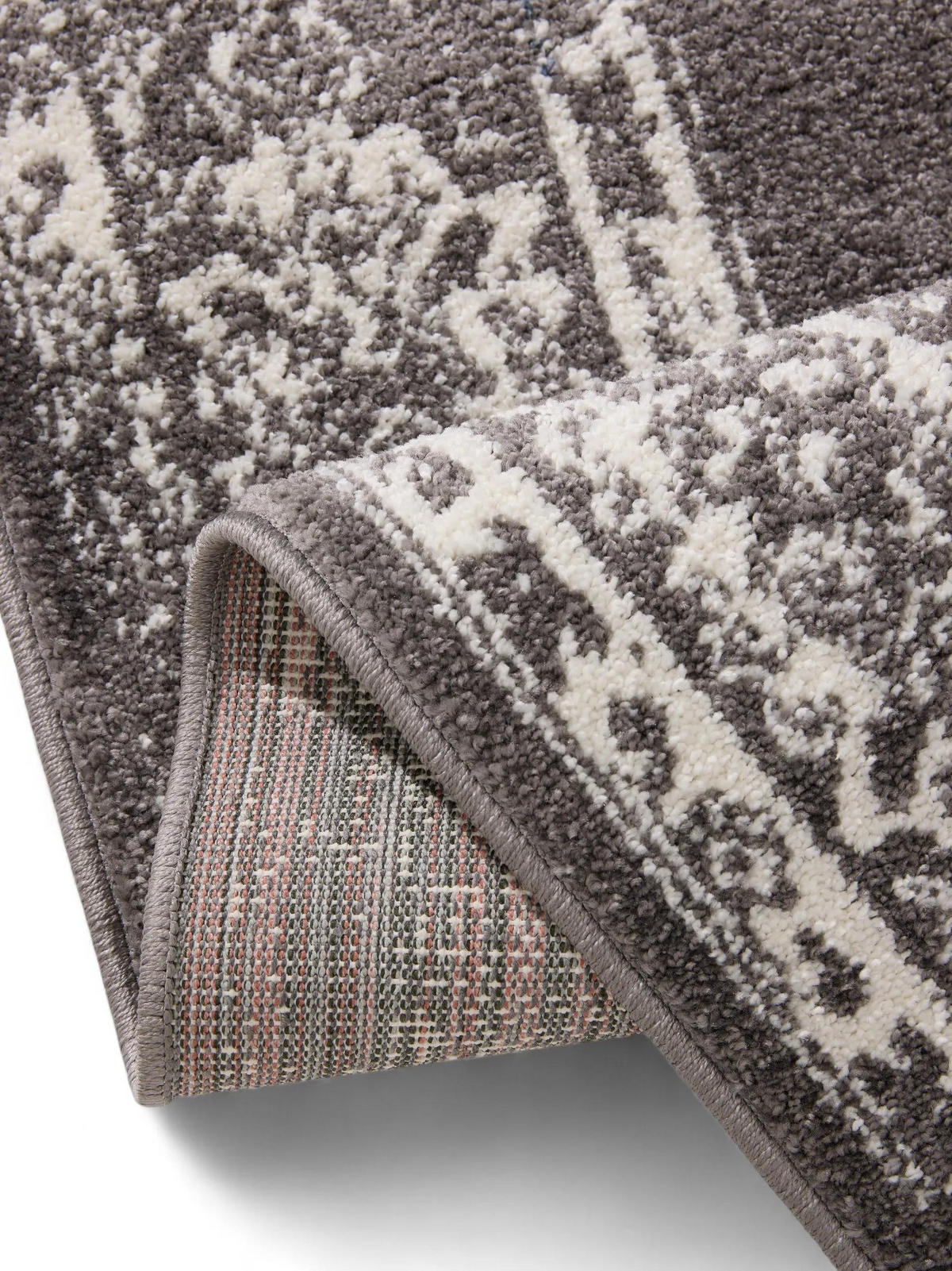 VINTAGE-TEPPICH Sia 240/340 cm - Grau, Kunststoff (240/340cm) - benuta