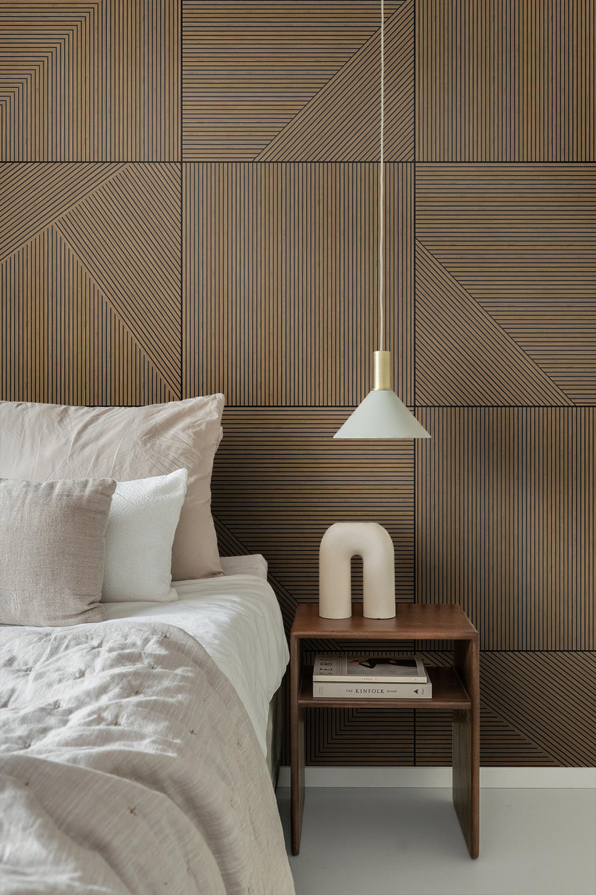FOTOTAPETE 3D Holzoptik 200 x 279 cm - Braun, Papier (200/279cm) - Origin Wallcoverings