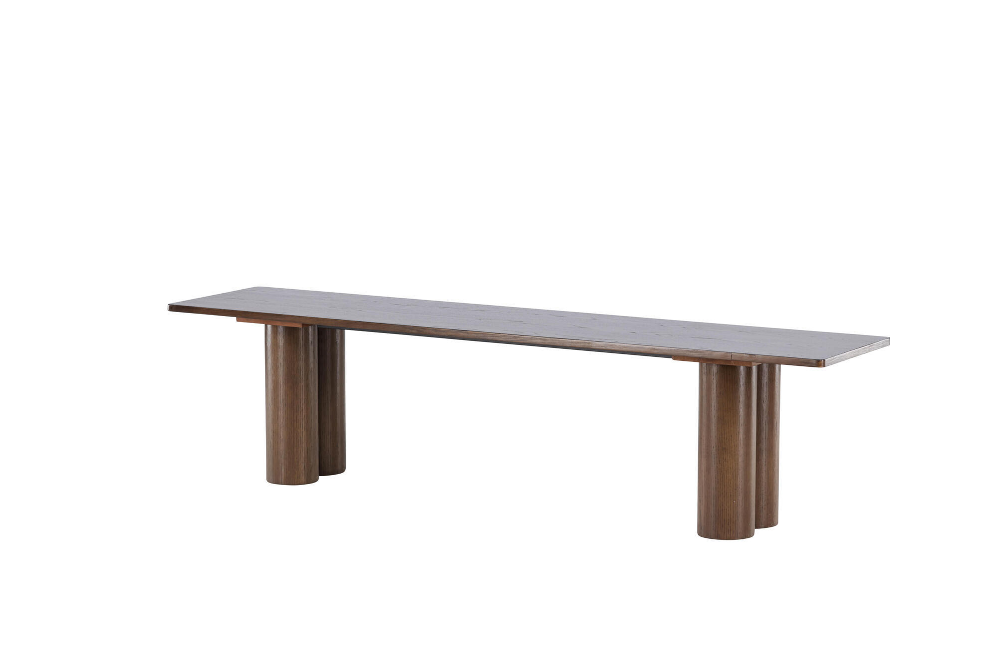 BANK OLIVIA Braun 180x40x45 cm - Braun, Holzwerkstoff (180/45/40cm) - FURNLUX