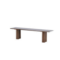 BANK OLIVIA Braun 180x40x45 cm - Braun, Holzwerkstoff (180/45/40cm) - FURNLUX