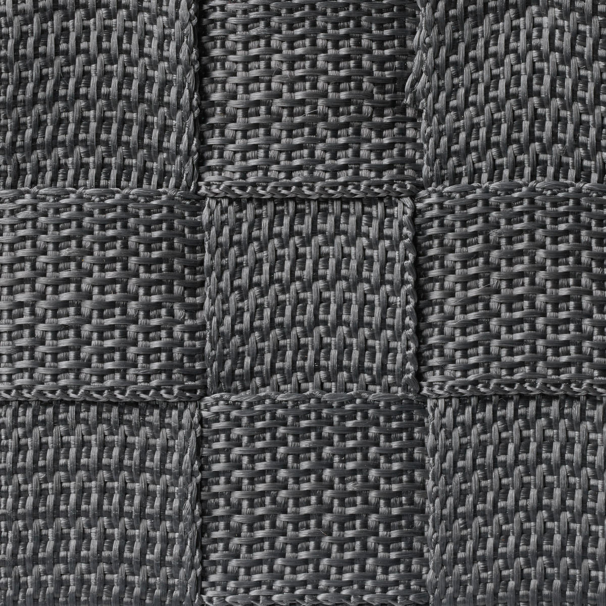 AUFBEWAHRUNGSKORB - Grau, Kunststoff/Metall (25/32/8.5cm) - Relaxdays