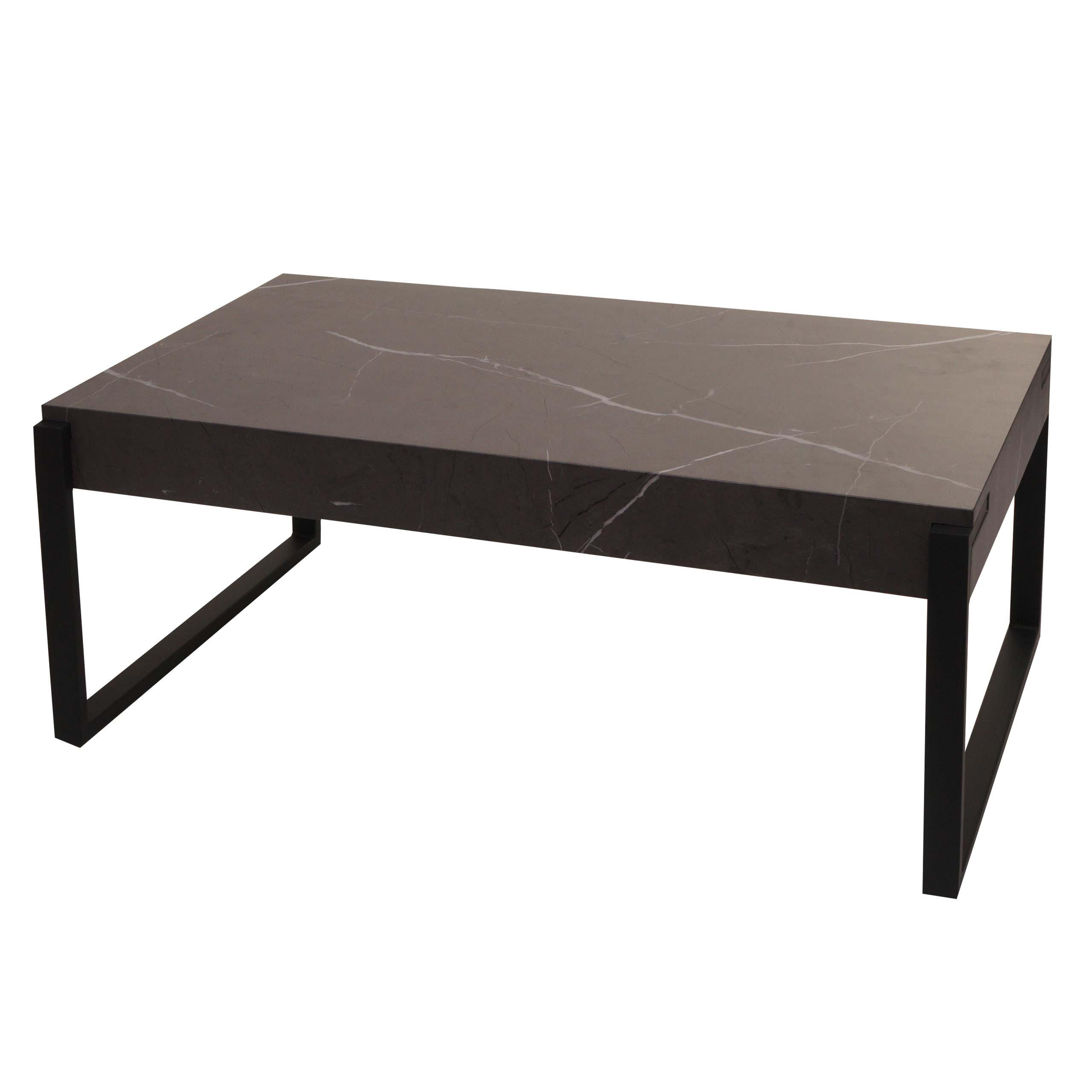 COUCHTISCH eckig Grau - Grau, Holzwerkstoff (64/110/43cm) - MCW