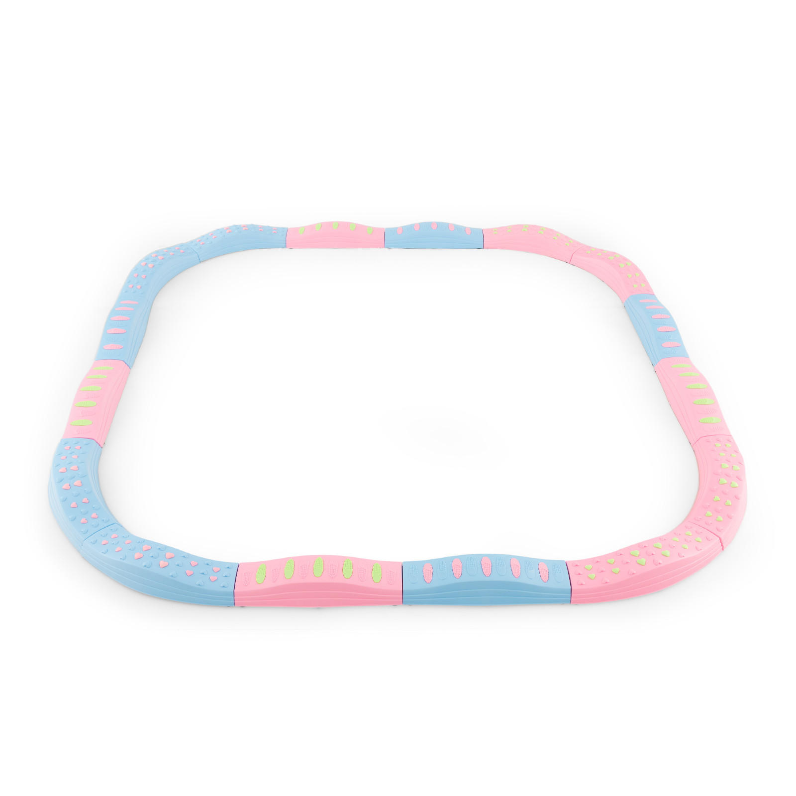 BALANCIERBALKEN Macaron-Rosa - Pink, Kunststoff (43/50cm) - COSTWAY