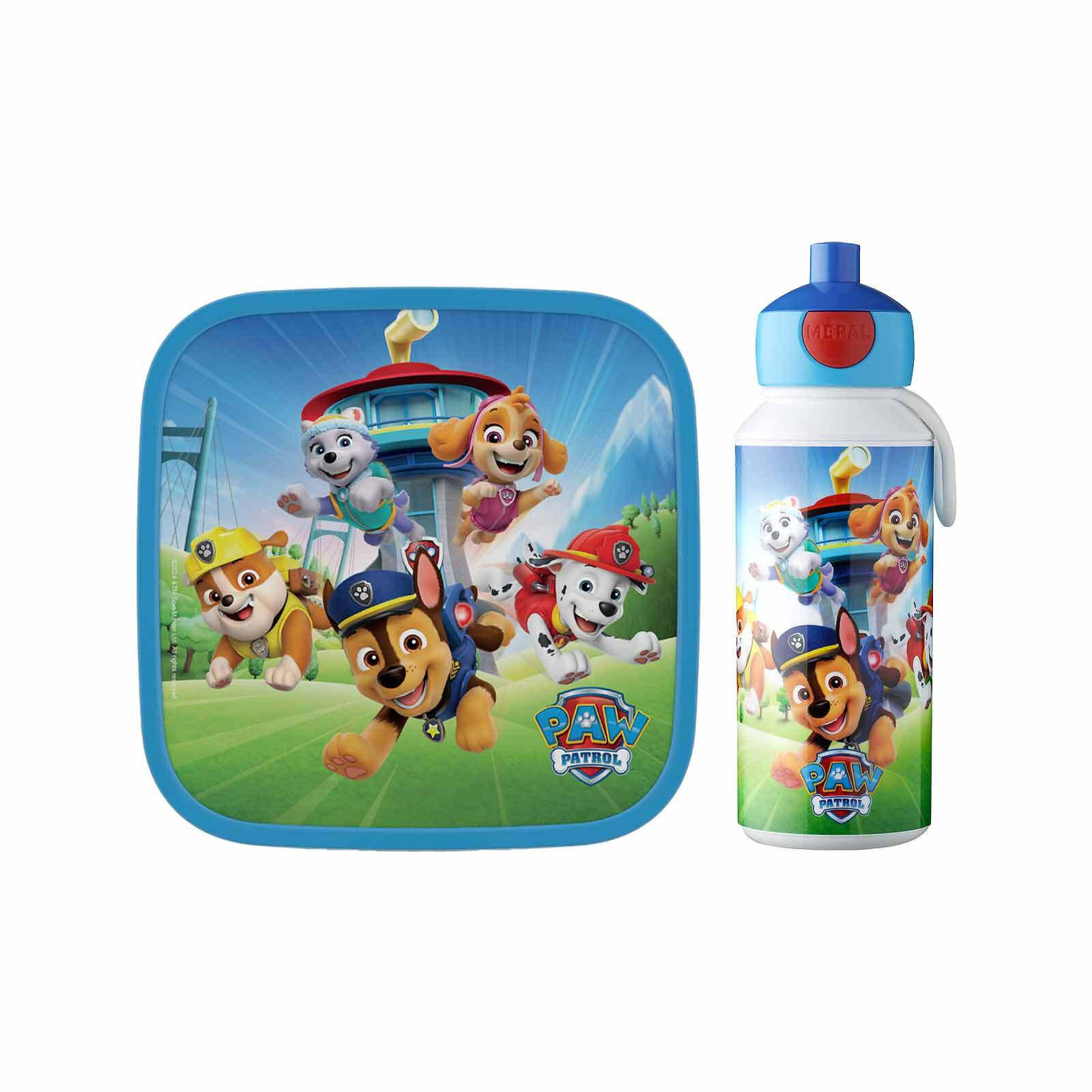 LUNCHSET XL Campus (2025) Paw Patrol Pups - Blau/Hellblau, Kunststoff (1/1/1cm) - Mepal
