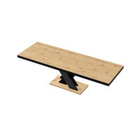 ESSTISCH Rechteckig Rostoptik Weiß Hochglanz 120/89/75 cm - Schwarz Hochglanz/Eiche Artisan, Holzwerkstoff (89/160/75cm) - designimpex