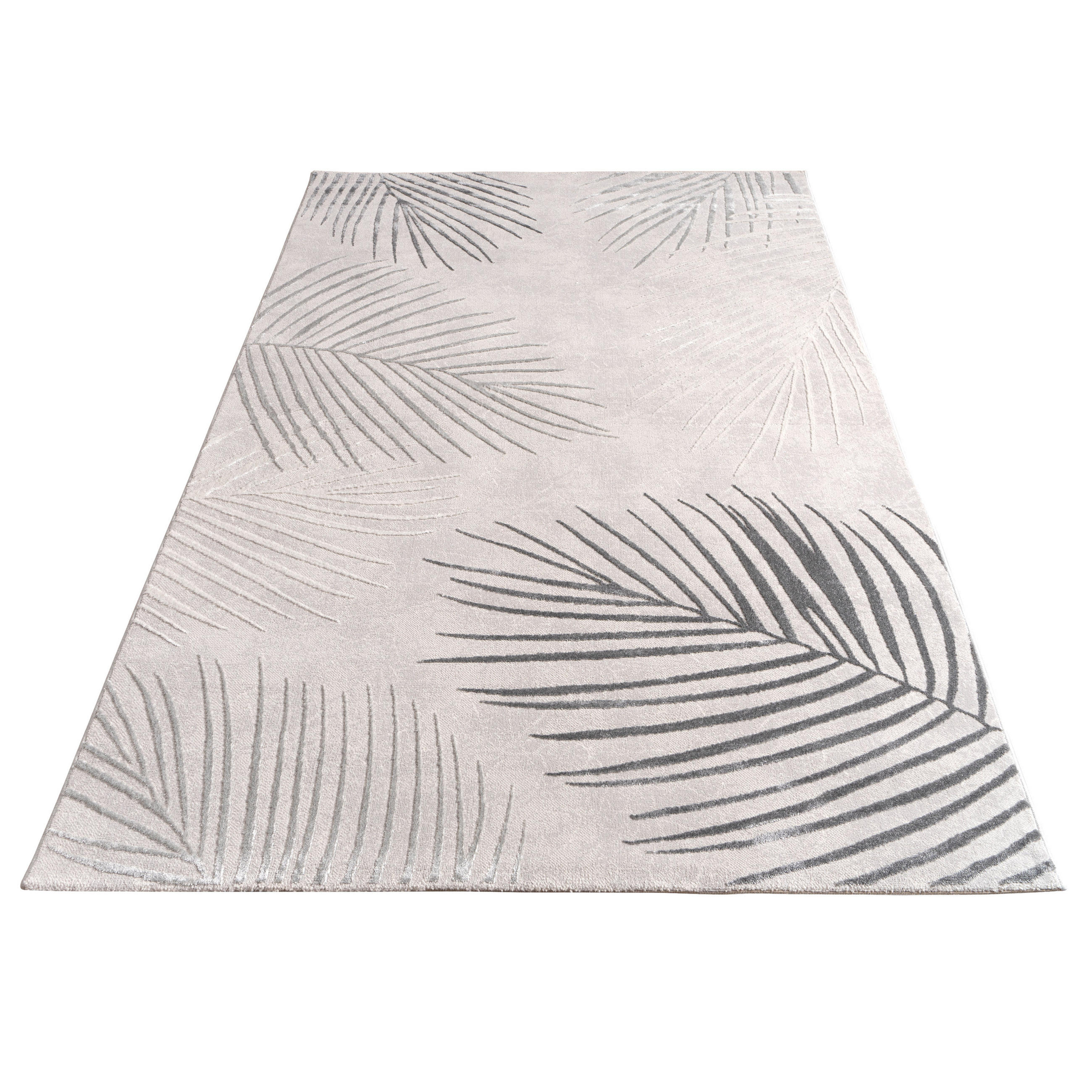 Paco Home Kurzflorteppich Grau 200x290 cm