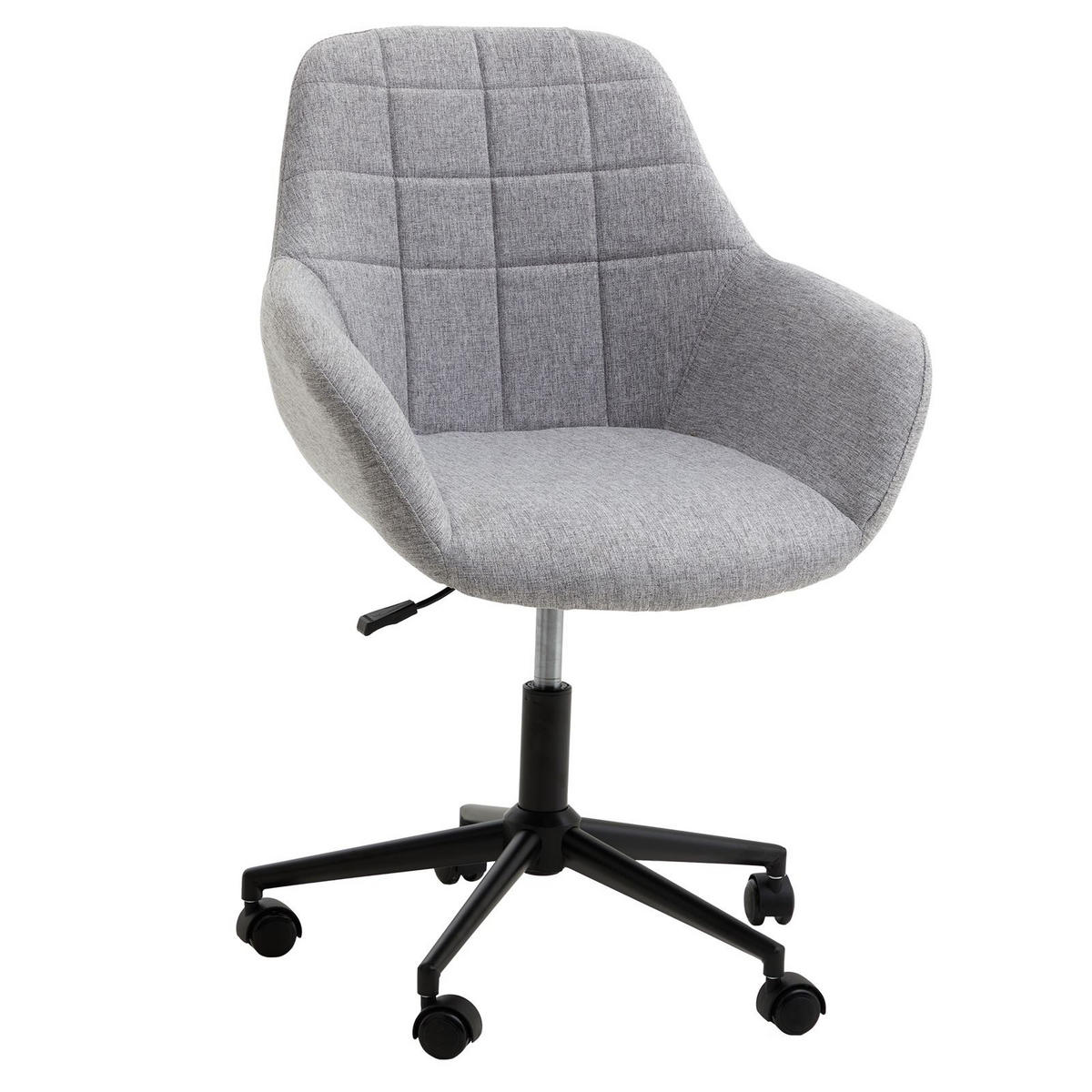 DREHSTUHL YANKEE - Grau, Textil (65/88/62cm) - IDIMEX