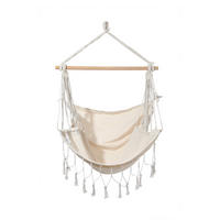 HÄNGESESSEL Beige 130/90/130 cm - Beige, Naturmaterialen (130/130/90cm) - Mobili Rebecca