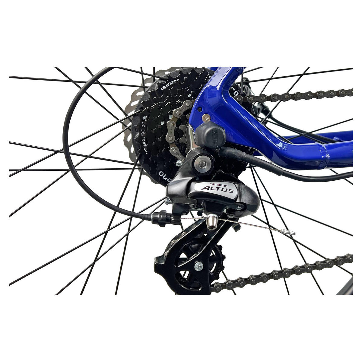 MOUNTAIN E-BIKE 27,5" SUMMIT, BLAU - Blau, Metall (125cm) - LLOBE