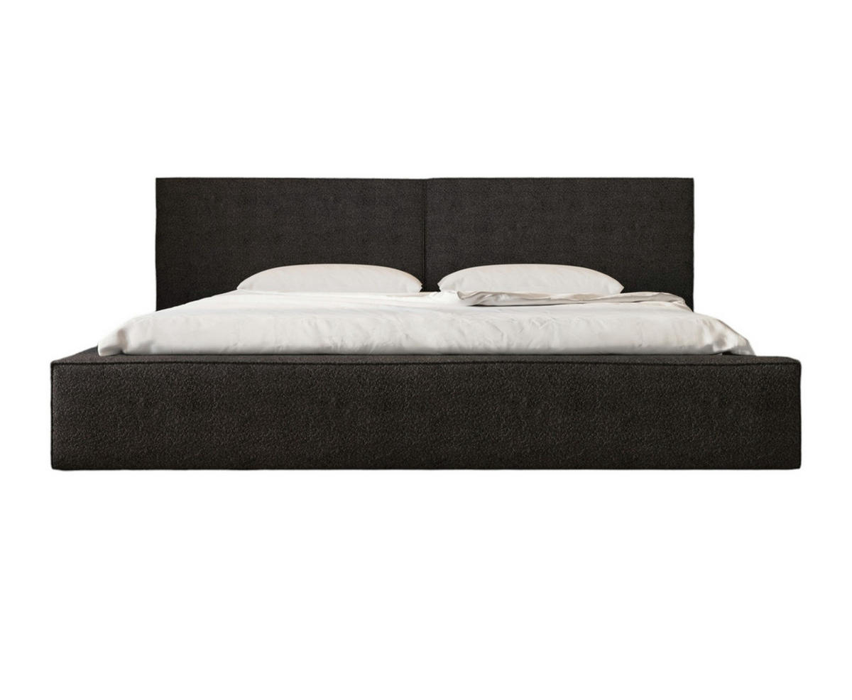 BETT - Polsterbett 06 140x200 - Schwarz (Anthology 19) - Schwarz, Holz (140/200cm) - Möblo