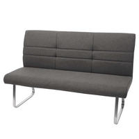 SITZBANK Grau - Grau, Textil (180/99/68cm) - MCW