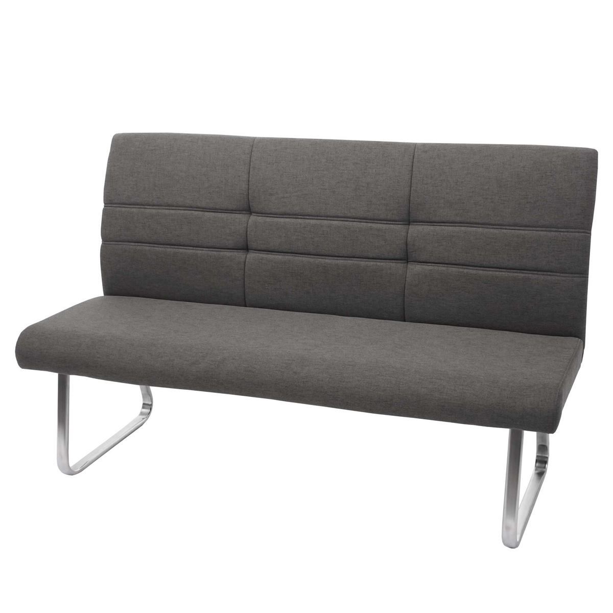 SITZBANK Grau - Grau, Textil (180/99/68cm) - MCW