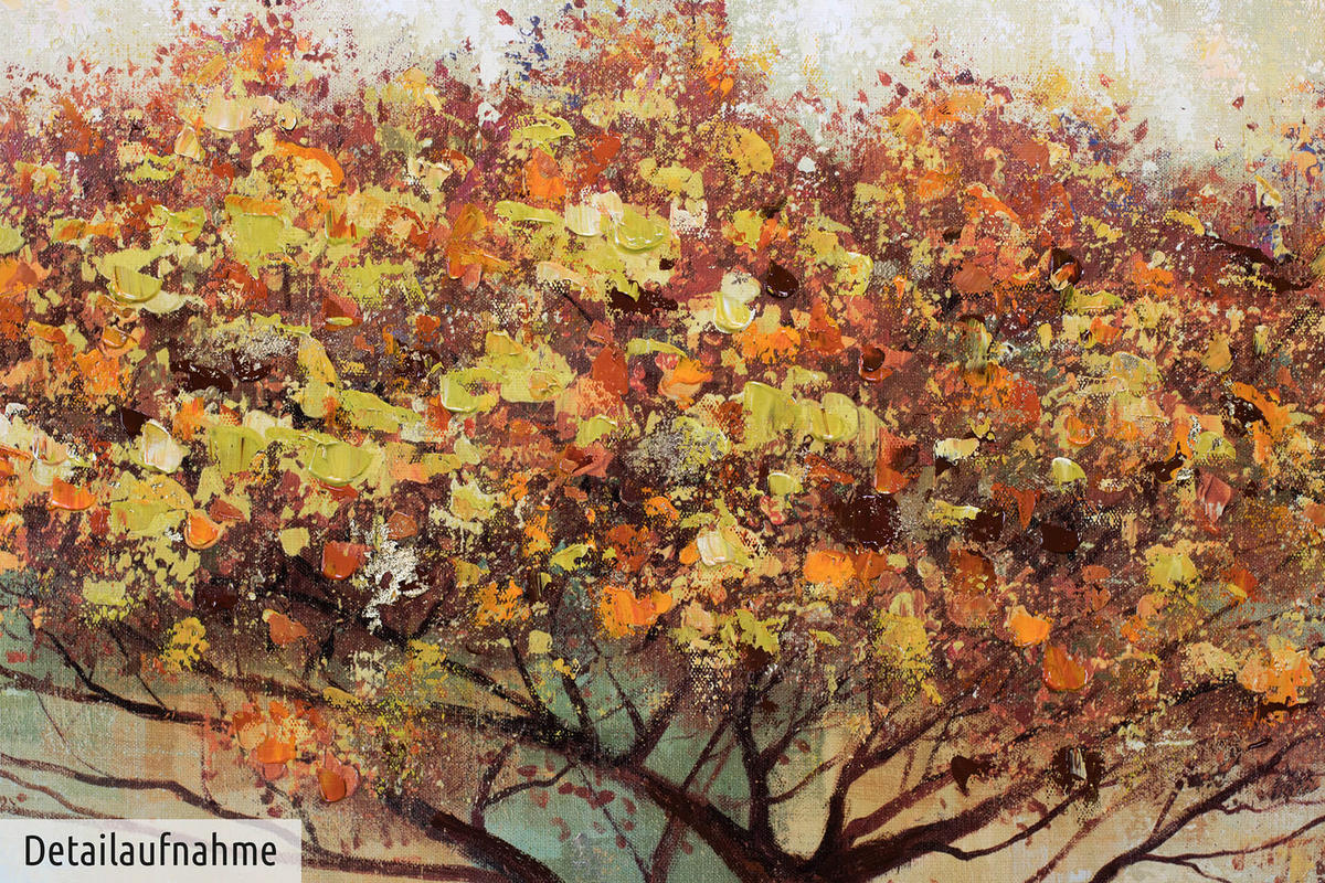 ÖLGEMÄLDE 120/60 cm - Braun, Holz/Textil (1.6/60cm) - KUNSTLOFT