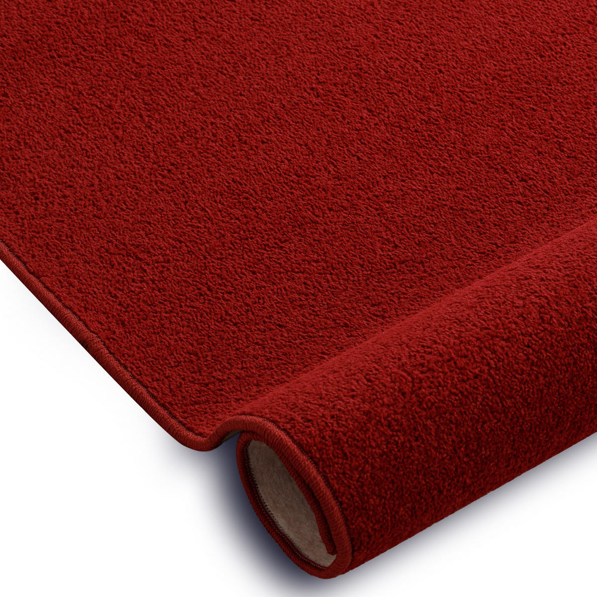 MATTA, vägg till vägg, ETON röd 100/250 cm - Röd, Textil (100/250cm) - rugsX