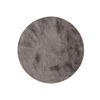 PREPROGE iz umetnega krzna Furry siva ø 80 cm okrogle - siva, umetna masa (80/80cm) - benuta