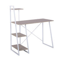 SCHREIBTISCH in Beige und Weiß - Beige/Weiß, Holzwerkstoff/Metall (104/50/128cm) - Urban Meuble
