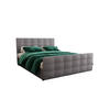 BOXBETT KLEO 180x200, mit Matratze H3 und Topper, Cosmic 160 - Hellgrau, Holz/Kunststoff (180/200cm) - Bedante