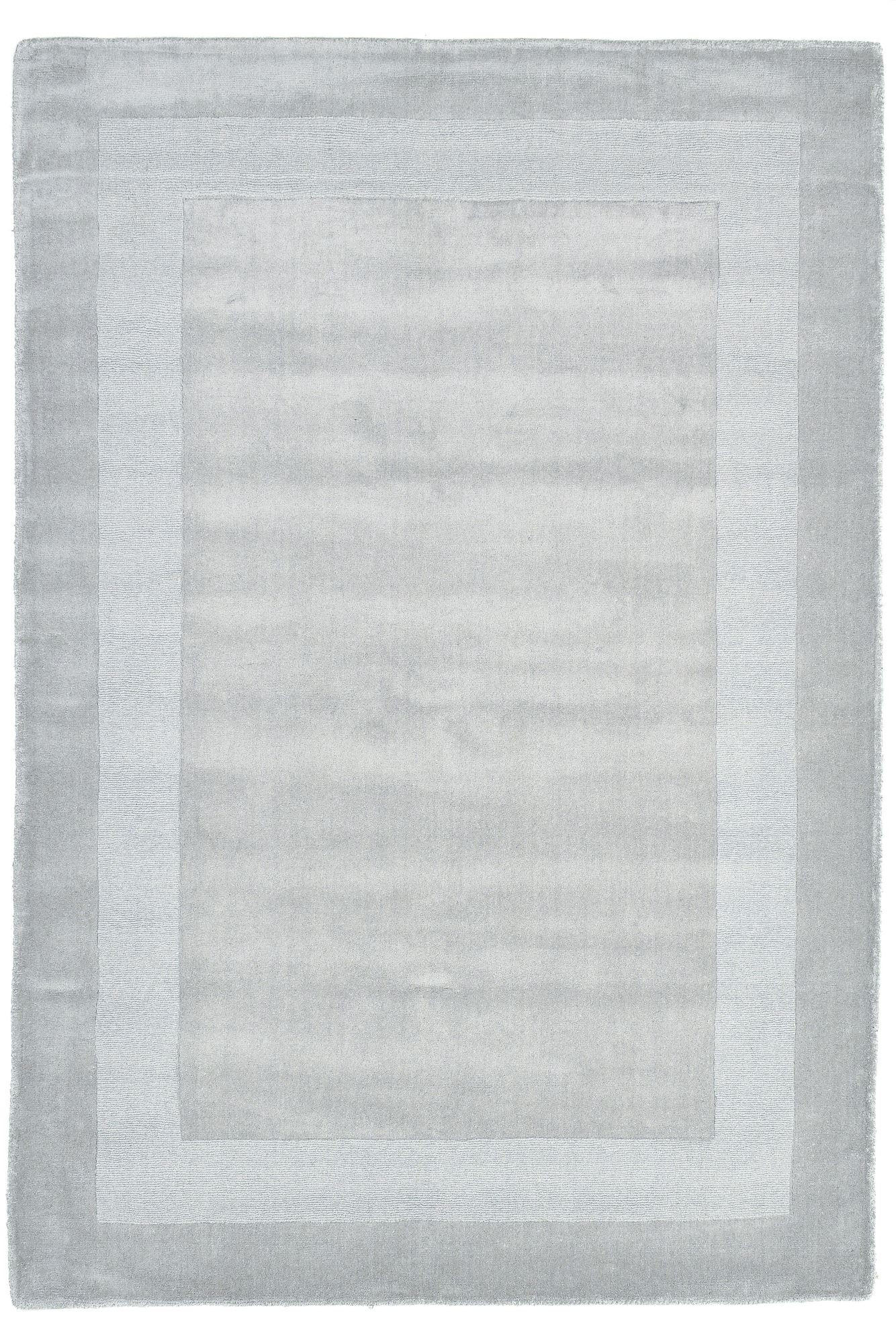 Theko Handtuft-Teppich Grau 60x90 cm