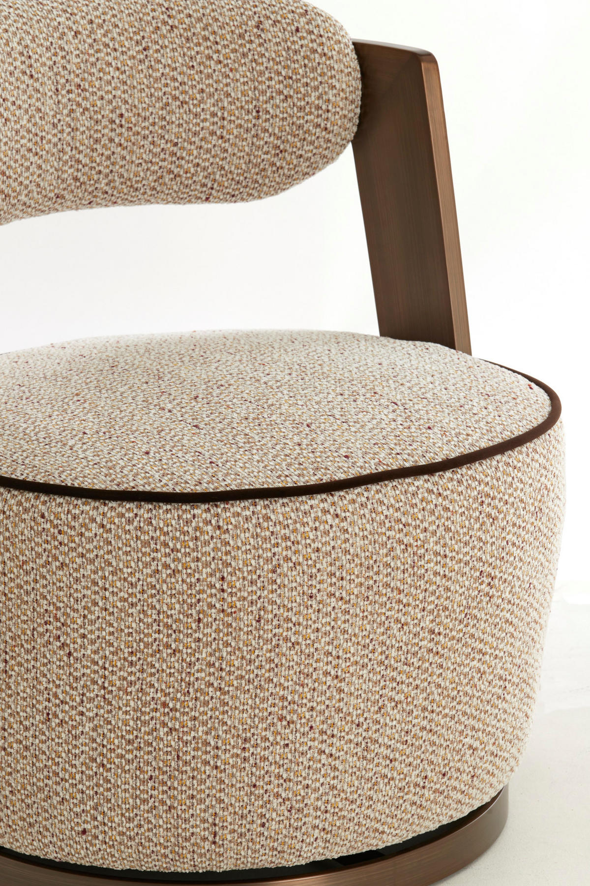 SESSEL Kemena Braun 68/65/77 cm - Braun, Textil (68/77/65cm) - Light & Living
