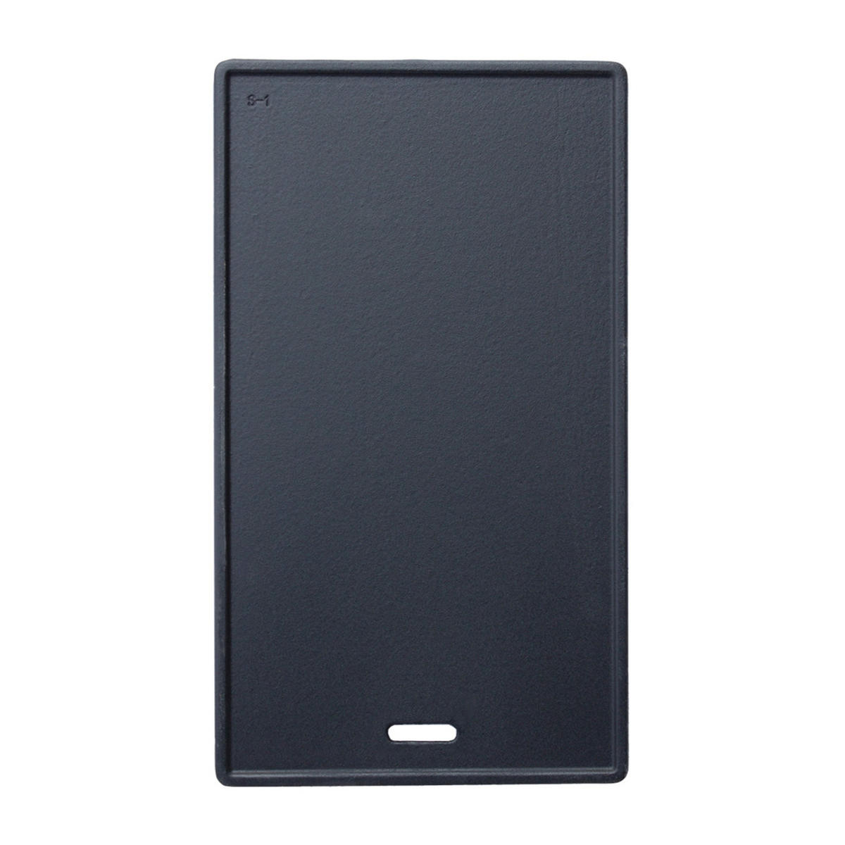 GRILLPLATTE Gusseisen - Schwarz, Metall (24/42cm) - TAINO