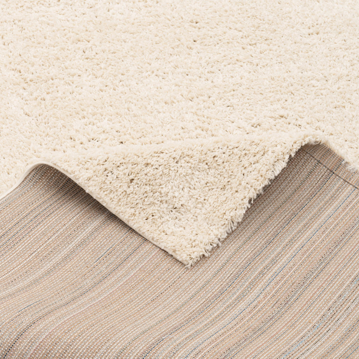 HOCHFLOR LANGFLOR SHAGGY TEPPICH FLUFFY - Beige, Textil (80/150cm) - Pergamon