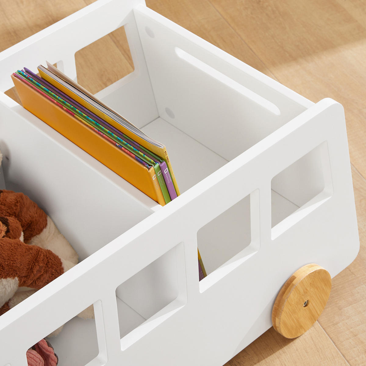 KINDERREGAL Weiß - Weiß, Holzwerkstoff (68/33/43cm) - SoBuy