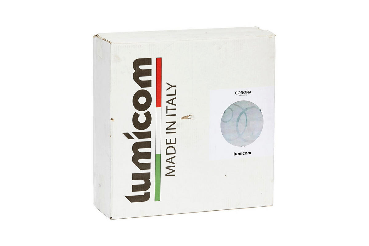 LED-DECKENLEUCHTE - Weiß, Glas (40/40/10cm) - Lumicom